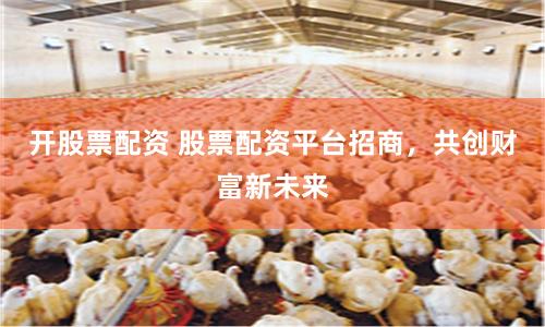 开股票配资 股票配资平台招商，共创财富新未来
