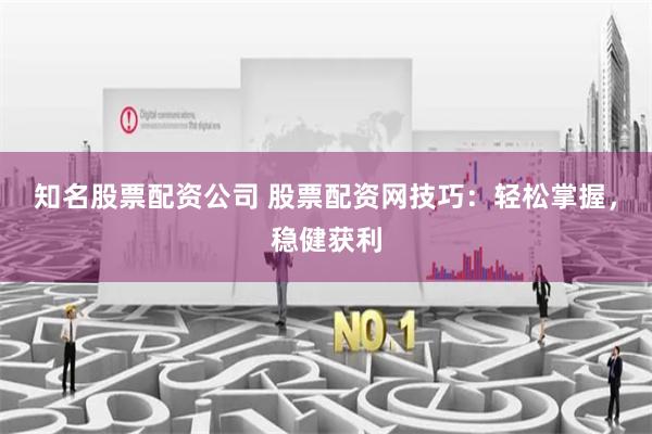 知名股票配资公司 股票配资网技巧：轻松掌握，稳健获利